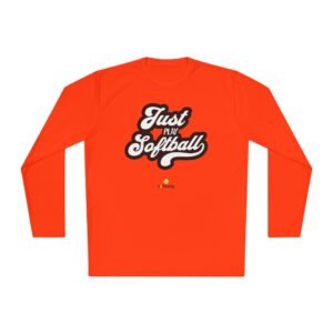just play softball moisture wicking long sleeve tee shirt