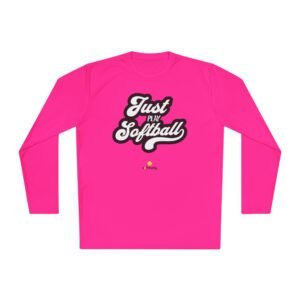 just play softball moisture wicking long sleeve tee shirt