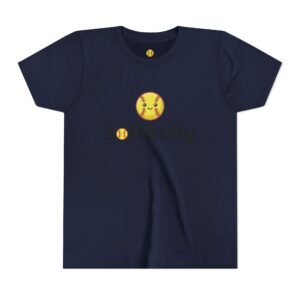 softbally logo tee — colorful softball graphic t shirt in youth sizes