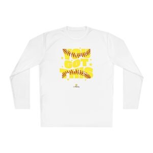 softball 'you got this' long sleeve moisture wicking tee unisex sizes