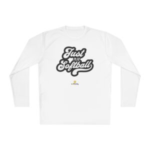 just play softball moisture wicking long sleeve tee shirt