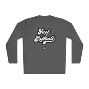just play softball moisture wicking long sleeve tee shirt