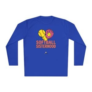softball sisterhood moisture wicking long sleeve tee — unisex softball shirt
