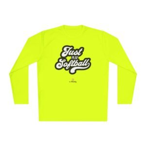 just play softball moisture wicking long sleeve tee shirt