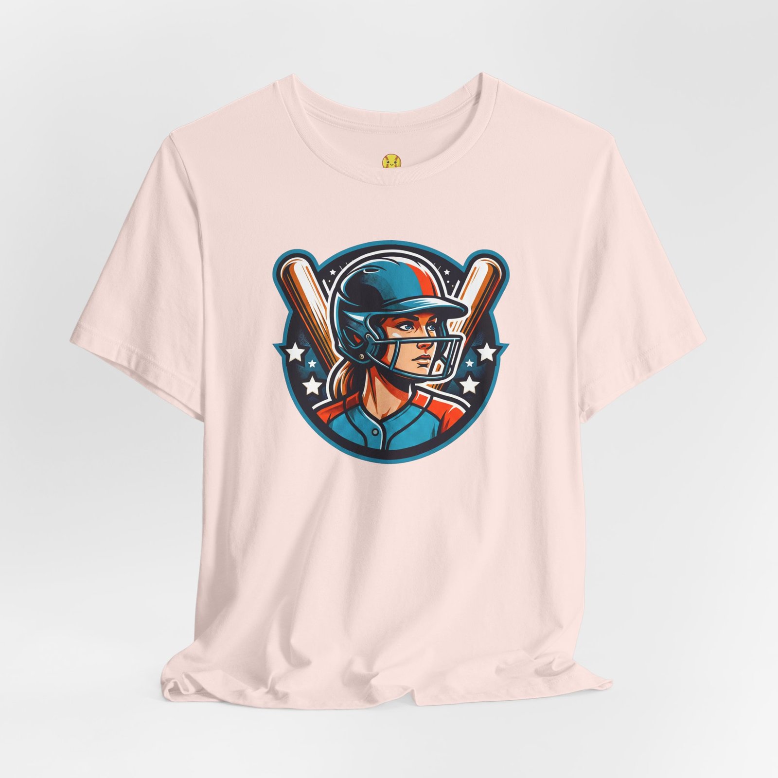 softball player graphic tee — retro female batter baseball t‑shirt softball player graphic tee — retro female batter baseball t‑shirt
