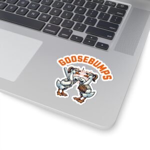 goosebumps softballl goose sticker