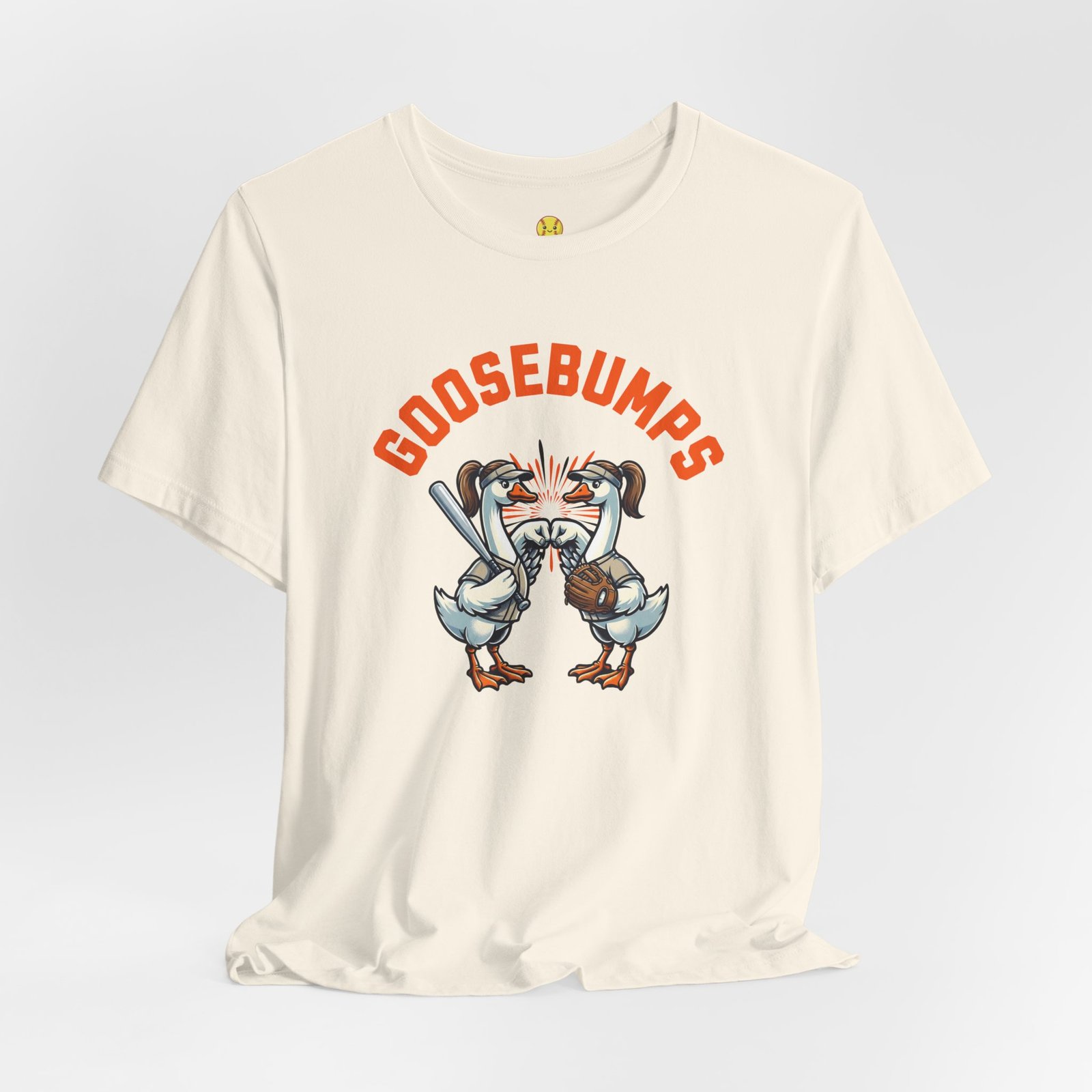 goosebumps graphic tee — softball playing geese fist bumping goosebumps graphic tee — softball playing geese fist bumping