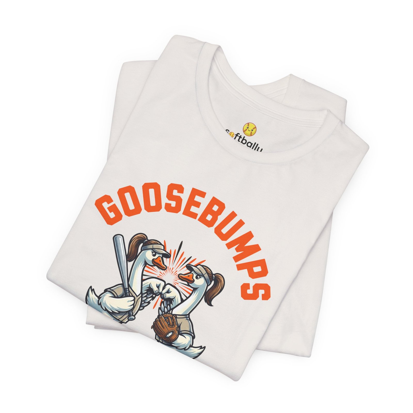 goosebumps graphic tee — softball playing geese fist bumping goosebumps graphic tee — softball playing geese fist bumping