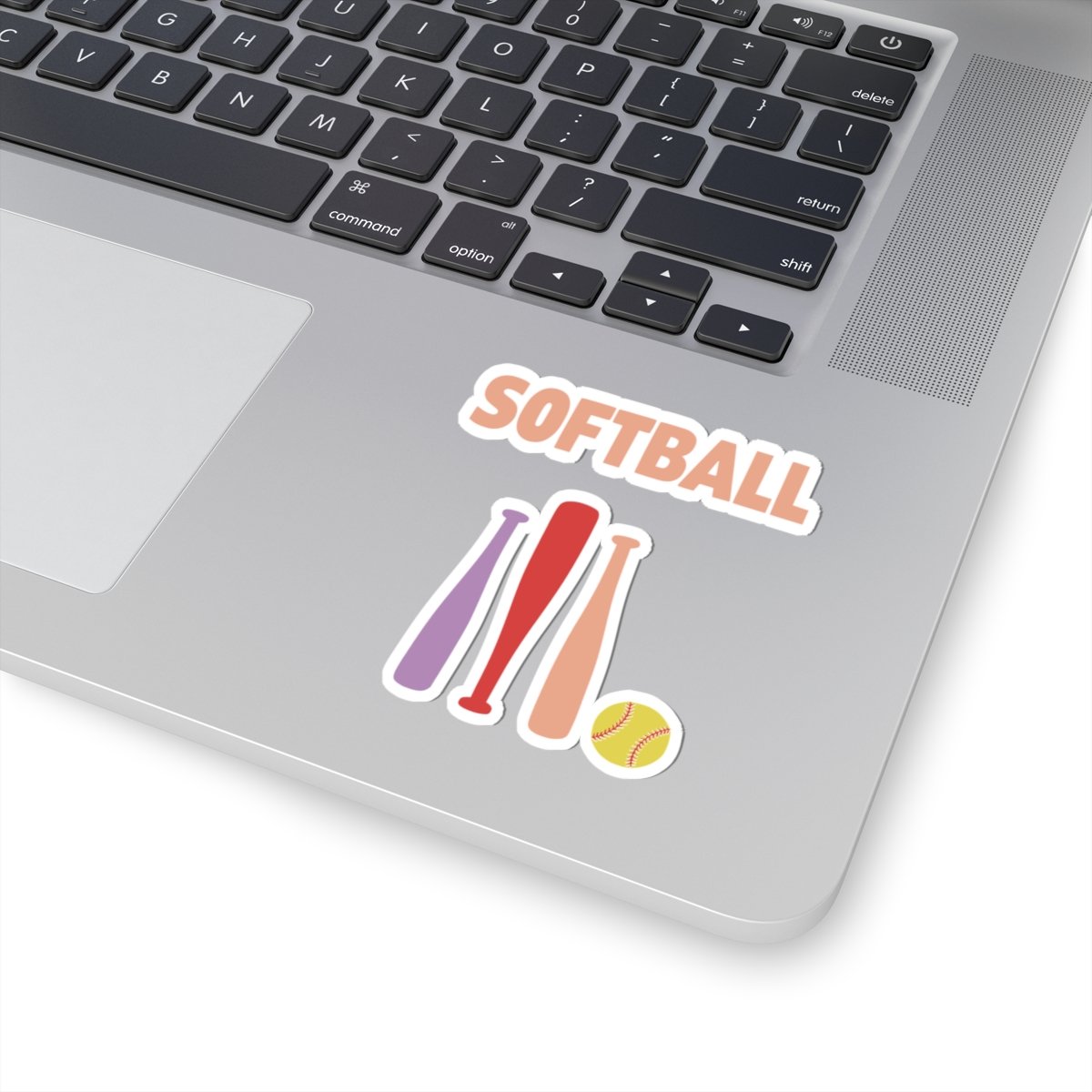 softball sticker pack — pastel bats & ball decal softball sticker pack — pastel bats & ball decal