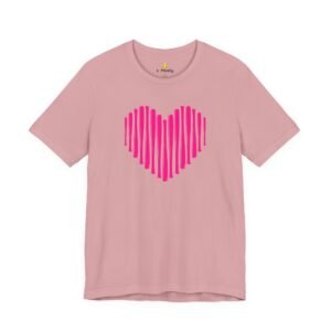 heart bats softball tee pink heart graphic t shirt