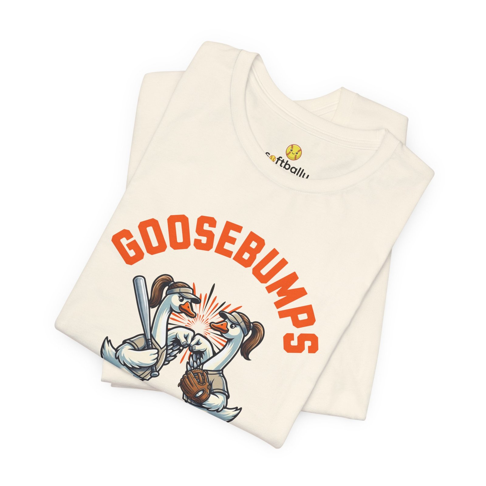 goosebumps graphic tee — softball playing geese fist bumping goosebumps graphic tee — softball playing geese fist bumping