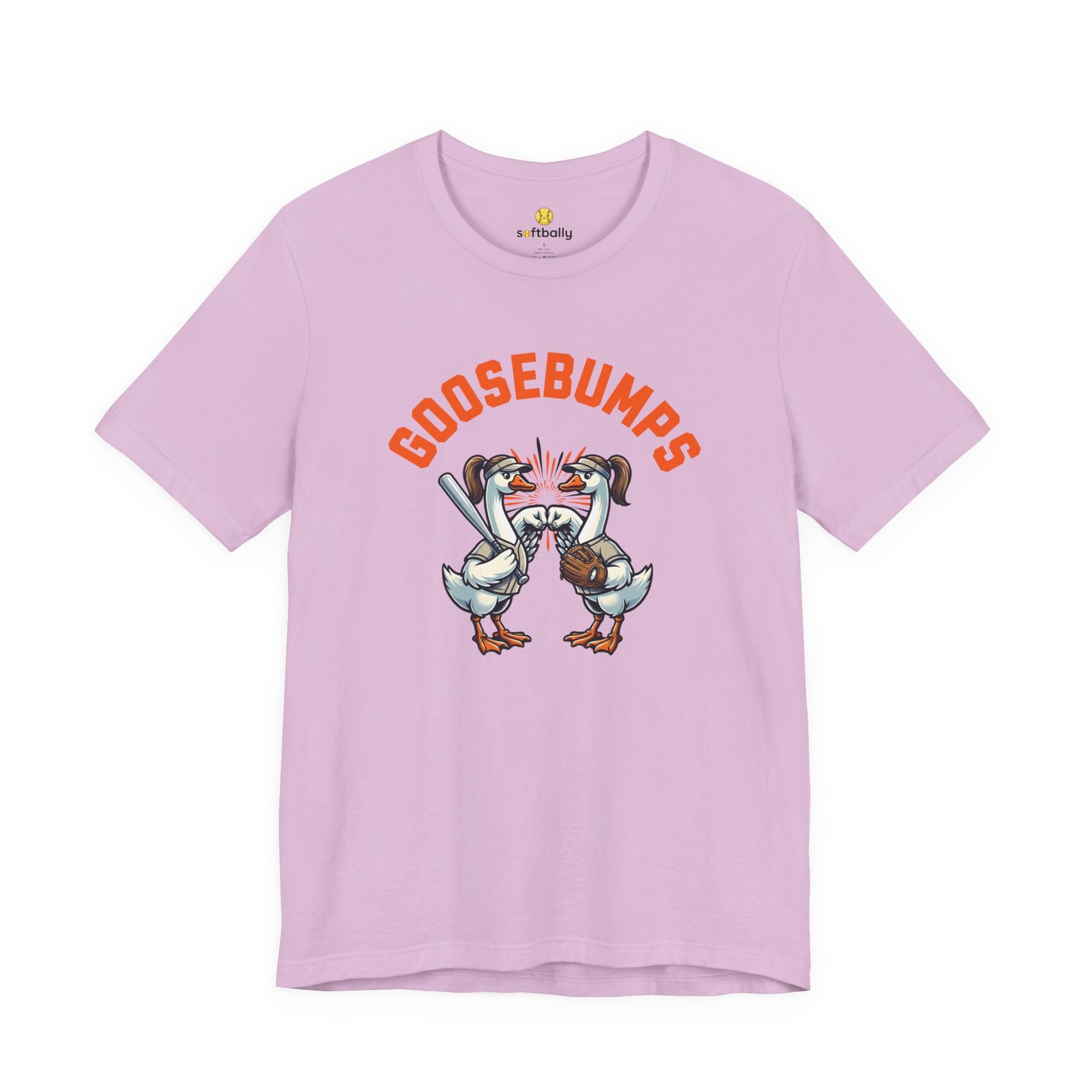 goosebumps graphic tee — softball playing geese fist bumping goosebumps graphic tee — softball playing geese fist bumping