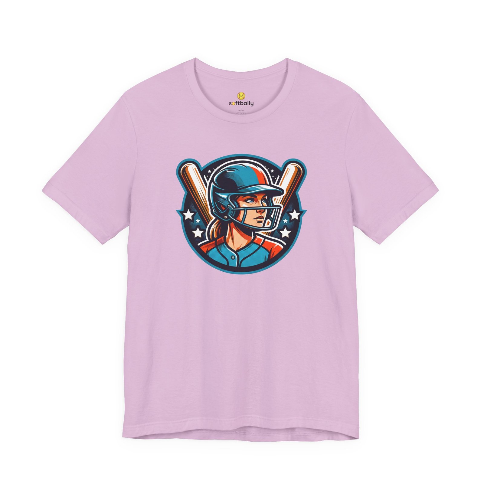softball player graphic tee — retro female batter baseball t‑shirt softball player graphic tee — retro female batter baseball t‑shirt
