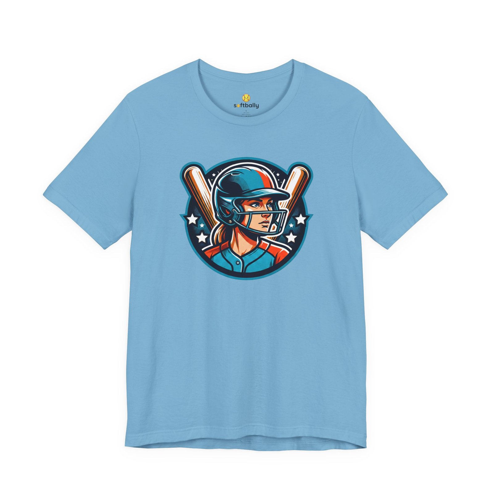 softball player graphic tee — retro female batter baseball t‑shirt softball player graphic tee — retro female batter baseball t‑shirt