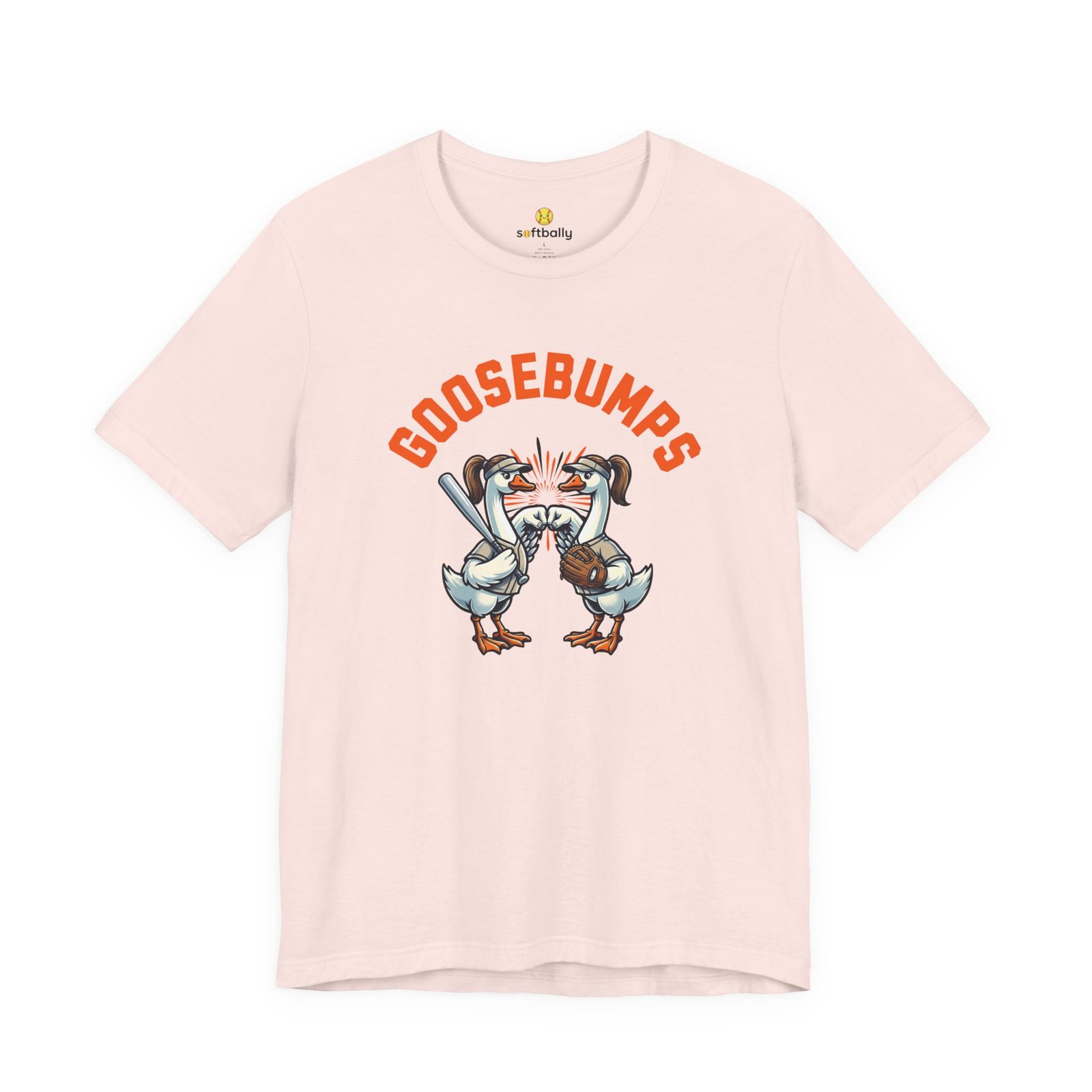 goosebumps graphic tee — softball playing geese fist bumping goosebumps graphic tee — softball playing geese fist bumping