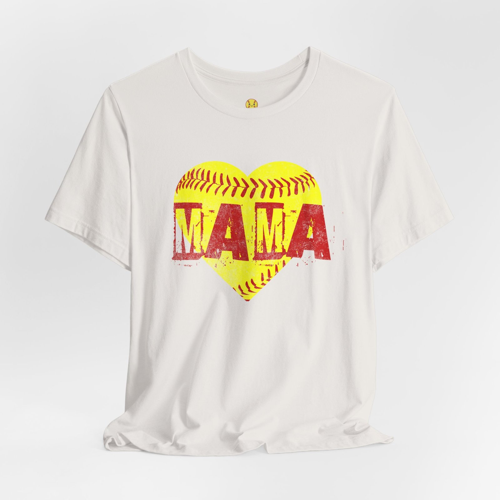 softball heart 'mama' tee — softball mom / mother shirt softball heart 'mama' tee — softball mom / mother shirt