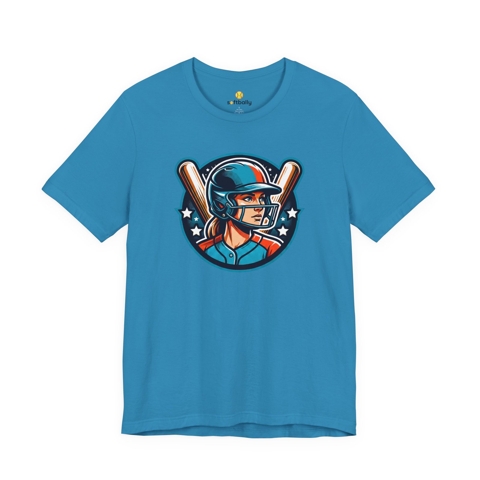 softball player graphic tee — retro female batter baseball t‑shirt softball player graphic tee — retro female batter baseball t‑shirt