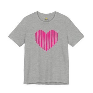 heart bats softball tee pink heart graphic t shirt