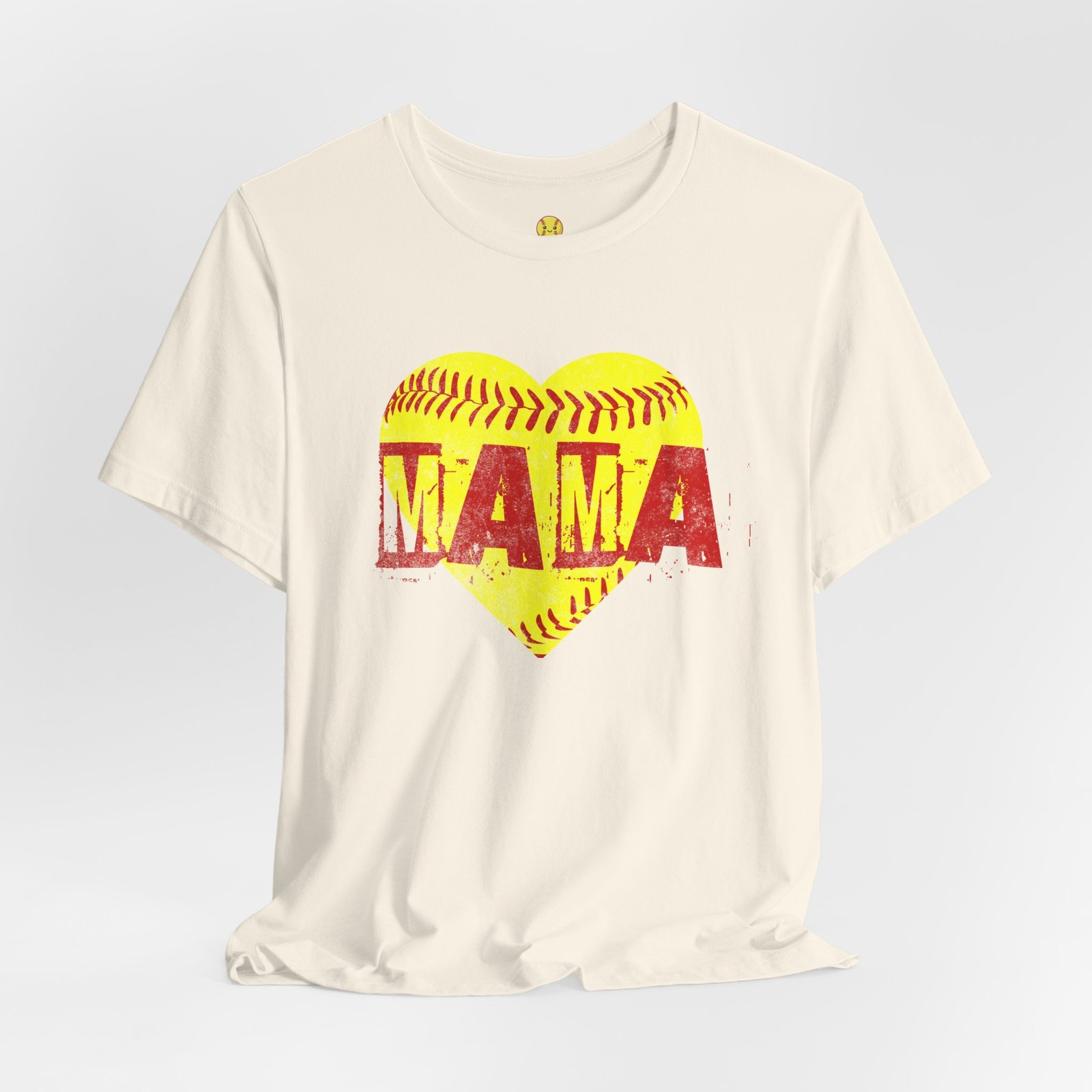 softball heart 'mama' tee — softball mom / mother shirt softball heart 'mama' tee — softball mom / mother shirt
