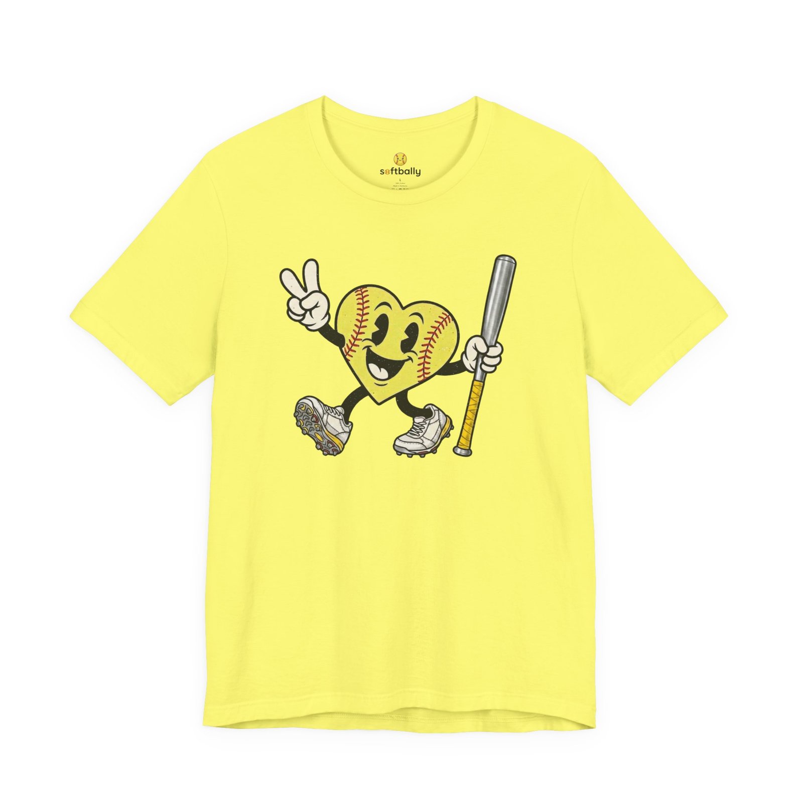 softball heart figure t‑shirt – cute retro softball love tee softball heart figure t‑shirt – cute retro softball love tee