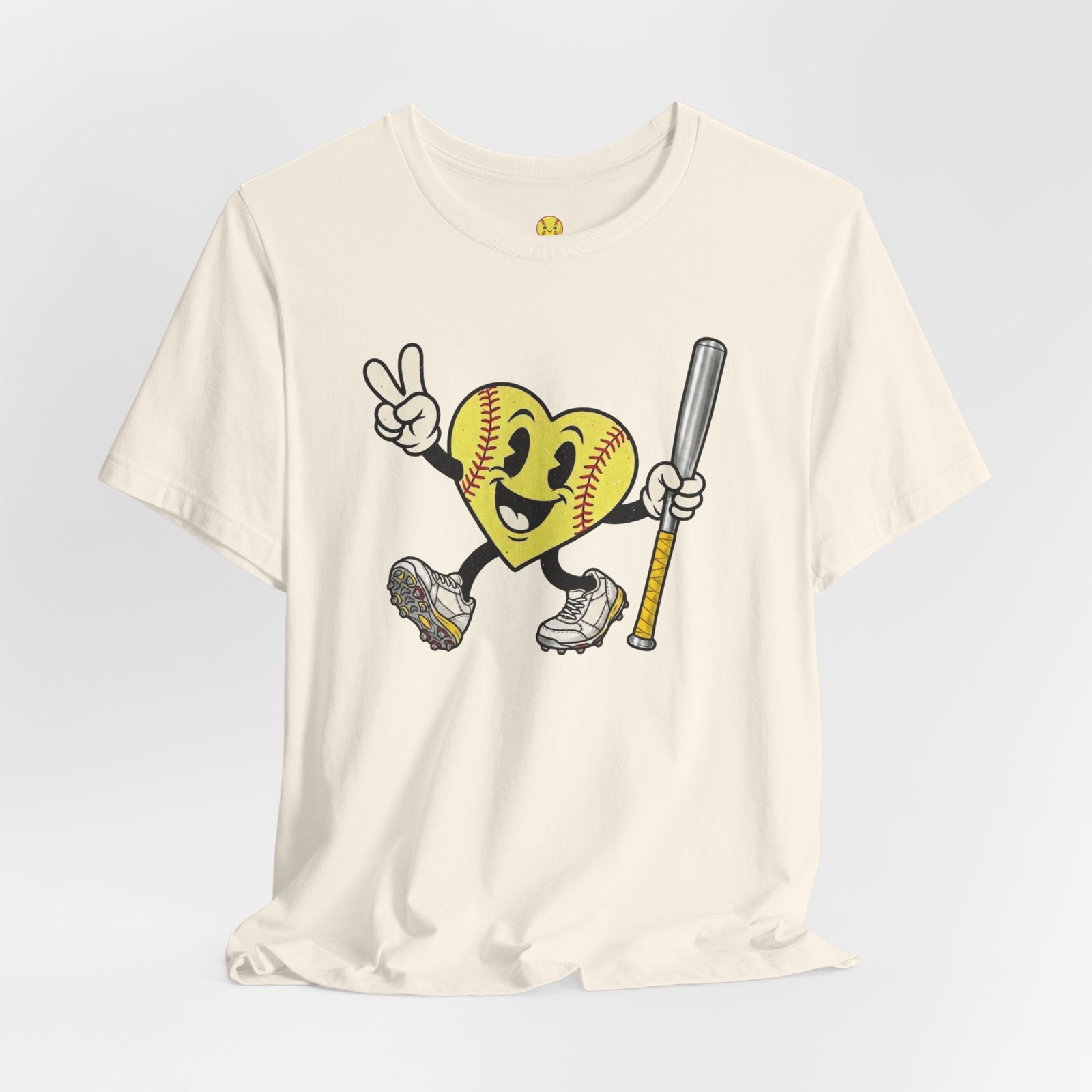 softball heart figure t‑shirt – cute retro softball love tee softball heart figure t‑shirt – cute retro softball love tee
