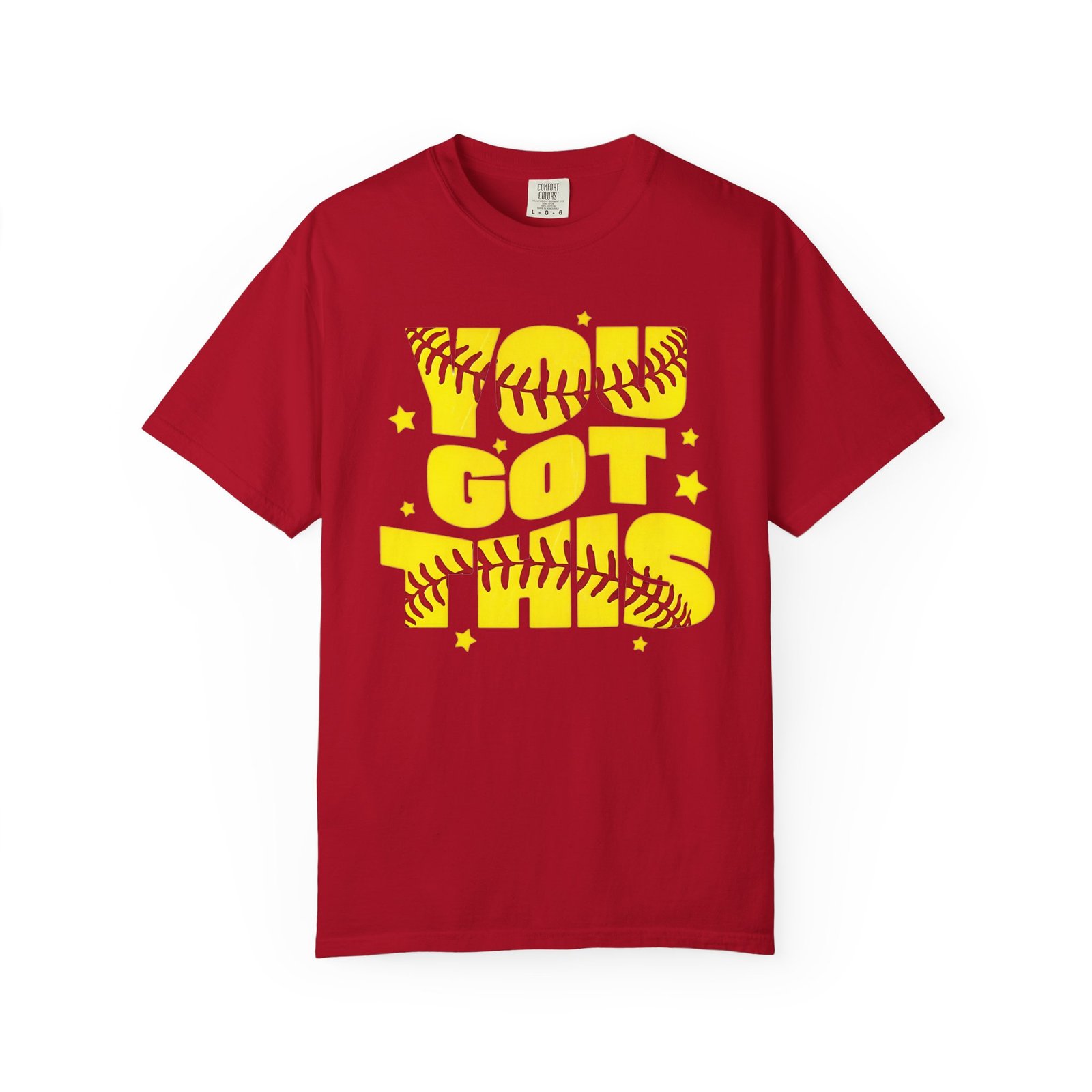 you got this softball t shirt — motivational softball design on comfort colors 1717 tee