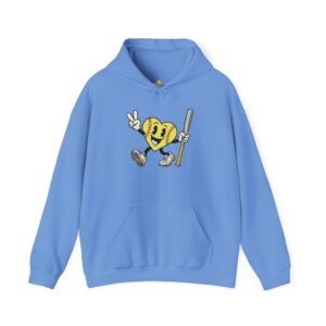 softball heart figure hoodie – cute retro softball love hooded sweatshirt