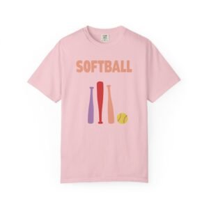 softball gear — simple modern style t shirt on comfort colors 1717 tee