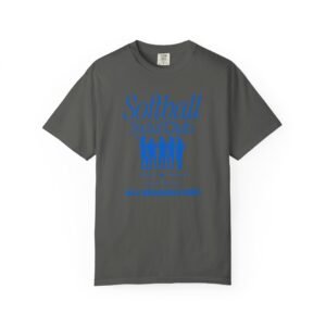softball social club tee — all season long design on comfort colors 1717 t shirt