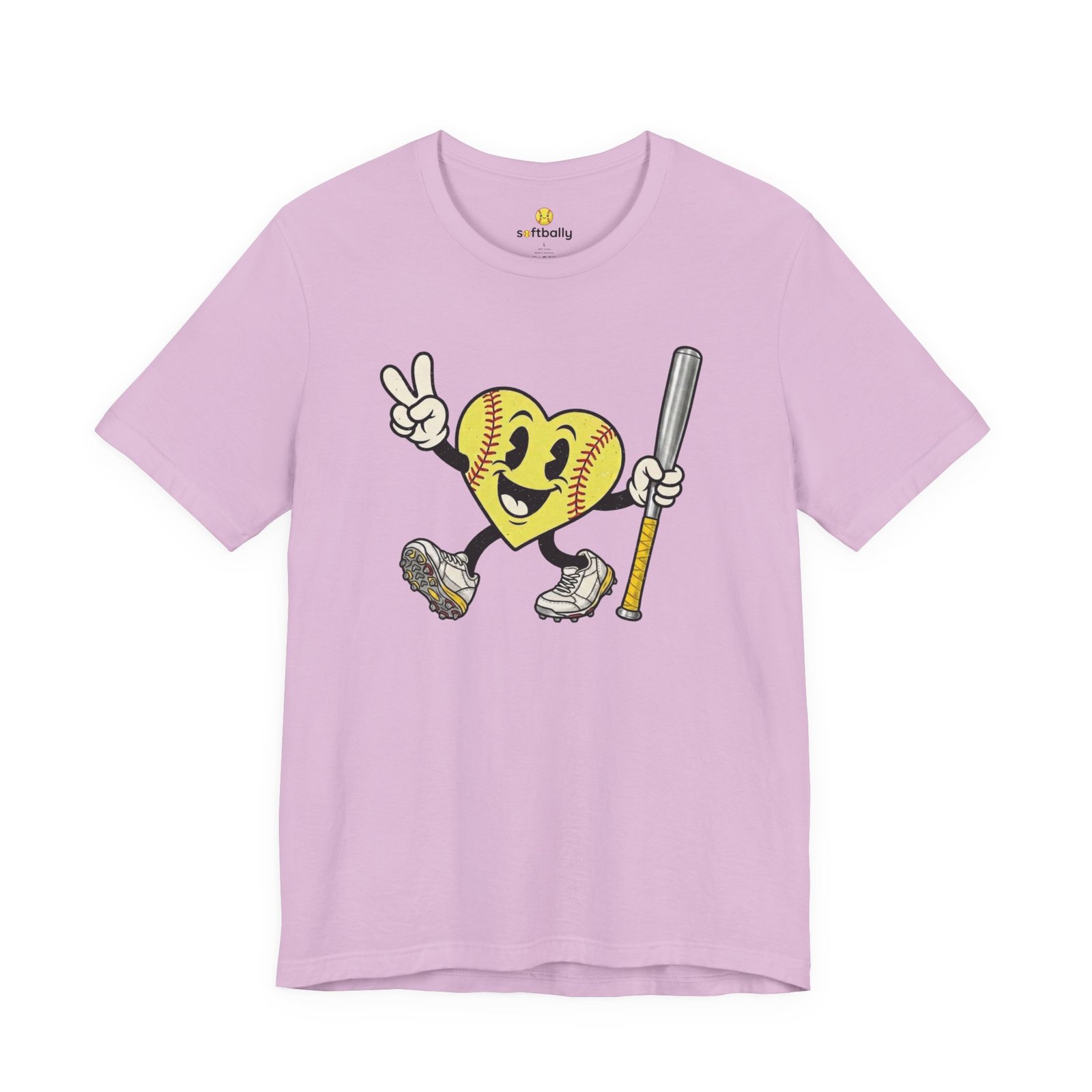 softball heart figure t‑shirt – cute retro softball love tee softball heart figure t‑shirt – cute retro softball love tee