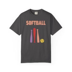 softball gear — simple modern style t shirt on comfort colors 1717 tee