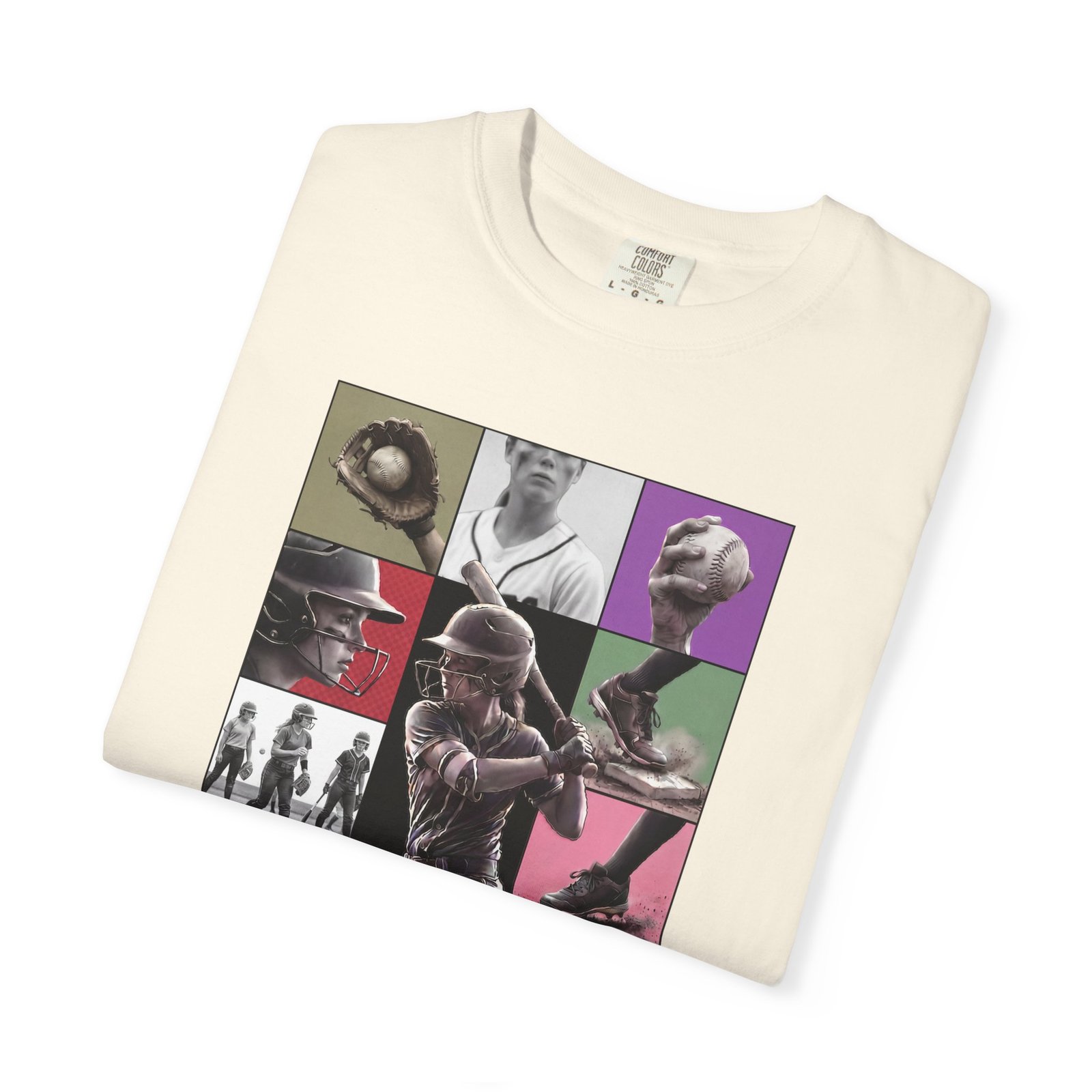 Softball Summer Tour Graphic on Comfort Colors 1717 T-Shirt - Image 2