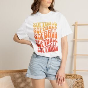 Softball Designs on Comfort Colors 1717 T-Shirts